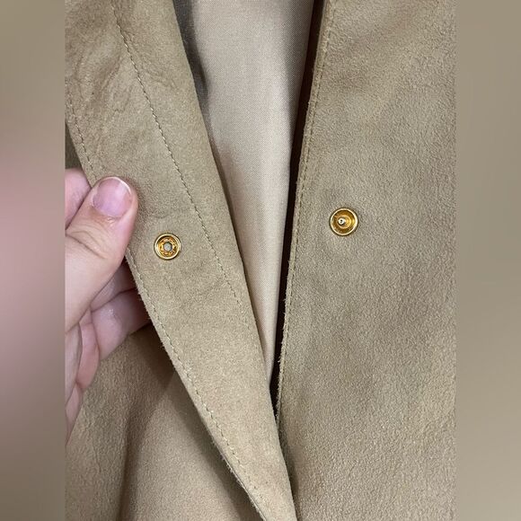 Siena Studio Vintage Leather Pearl Snap Button Jacket Size Medium Butter Soft - Picture 7 of 8